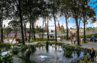 Парк Зарядье в Москве